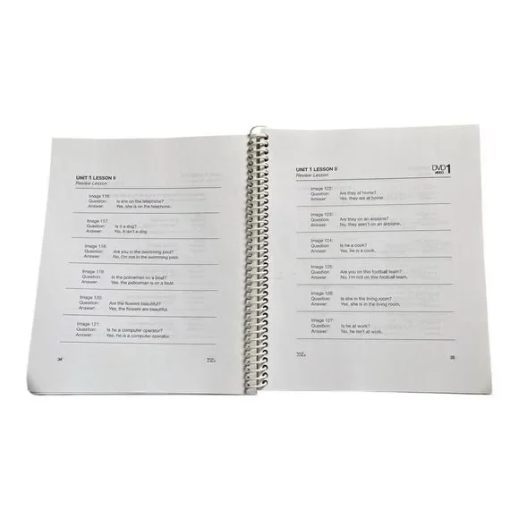 Speak To Me: English Set 1 W/Workbook 2008 Education Language Video DVD Learn
